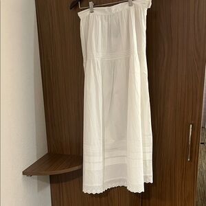 Elegant White Maxi Skirt